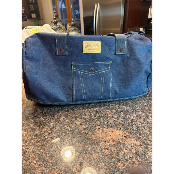 Jean Paul Gaultier Other - Jean Paul Gaultier pour Vous Denim Weekend Duffel Bag NWOT